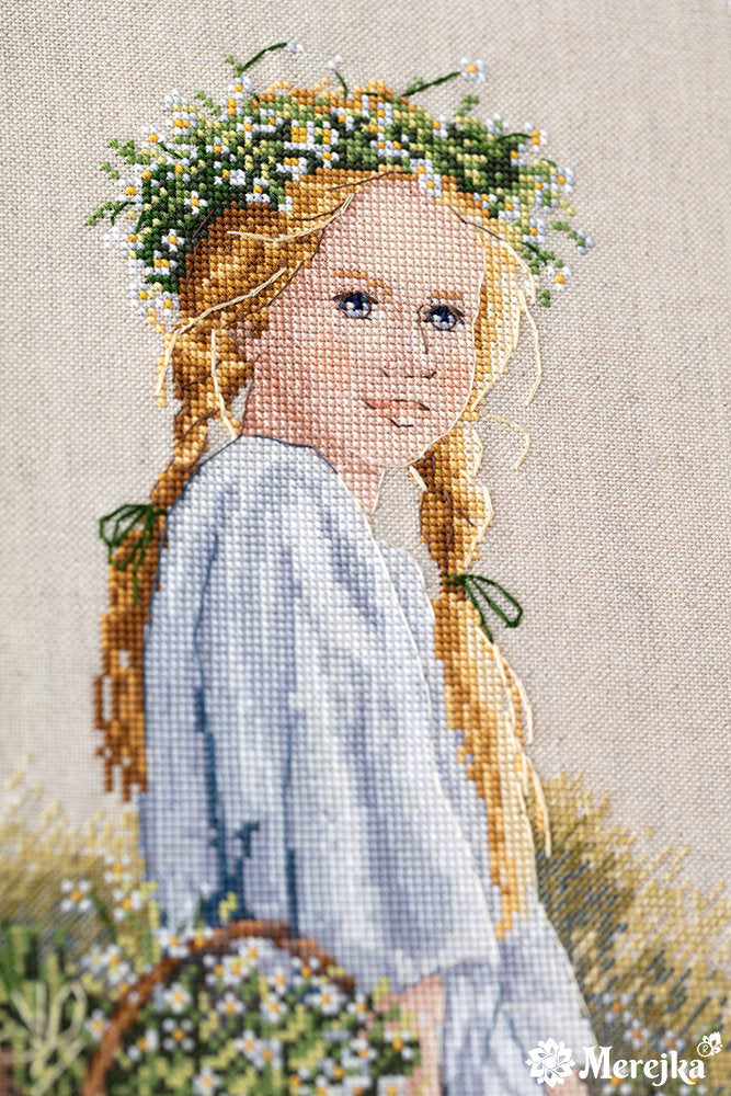 Merejka K-142 Daisies Cross Stitch Kit