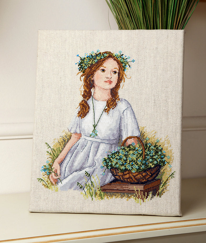 K-143 Forget-Me-Not - Merejka - Kit de point de croix