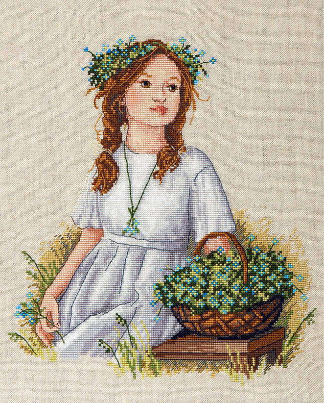 K-143 Forget-Me-Not - Merejka - Kit de point de croix