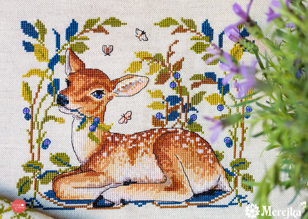 K-145A Little Fawn - Merejka - Cross Stitch Kit