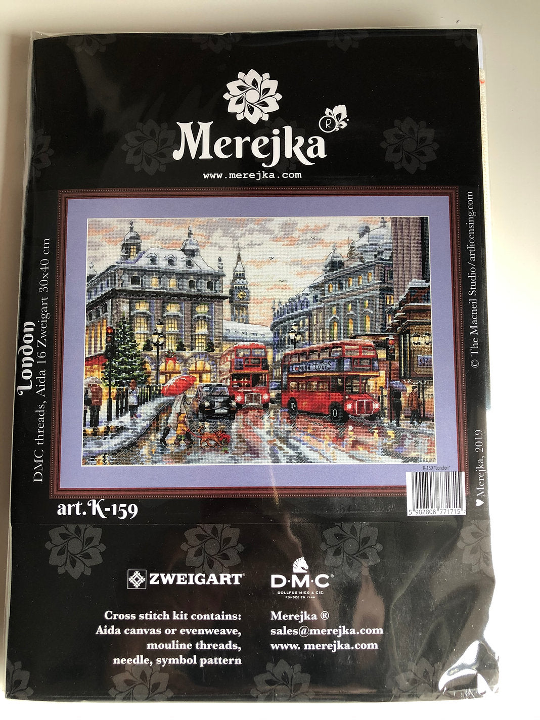 Cross Stitch Kit K-159 London by Merejka