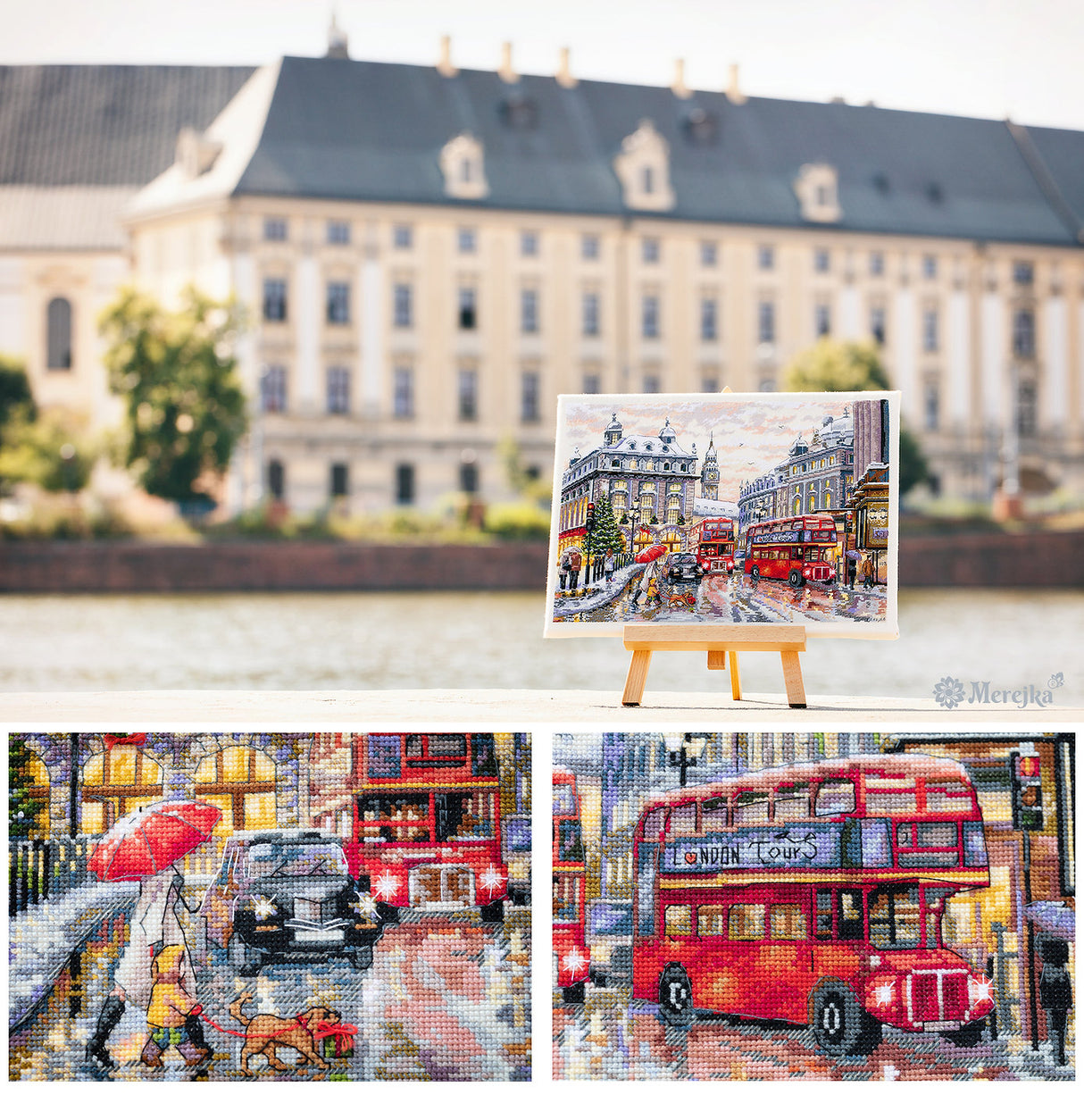 Cross Stitch Kit K-159 London by Merejka