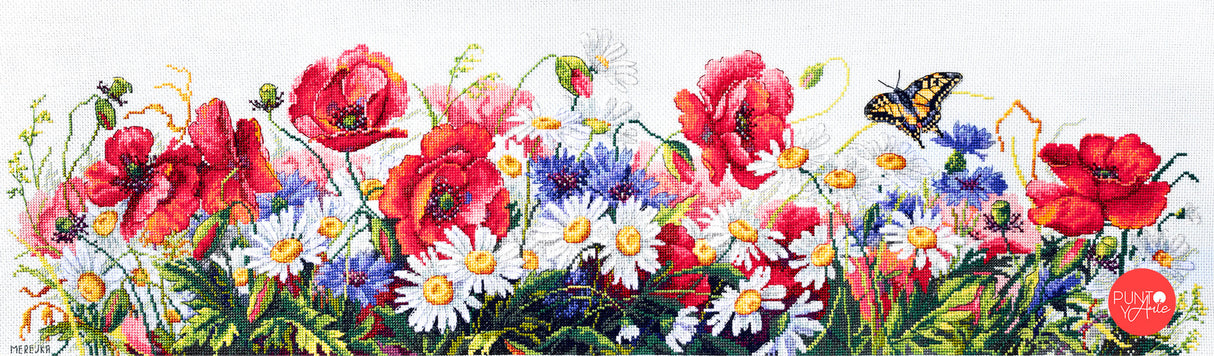 Cross stitch kit "Country Beauties" by Merejka K-163