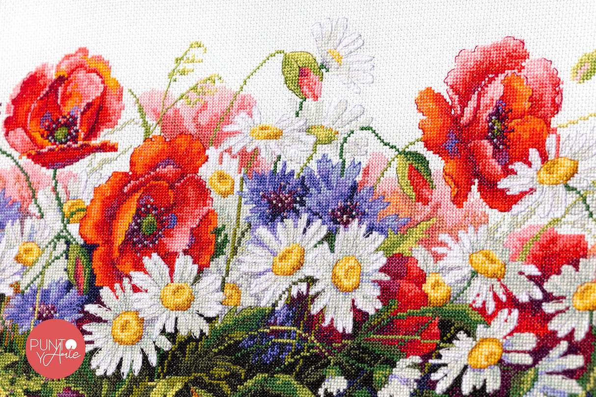 Cross stitch kit "Country Beauties" by Merejka K-163
