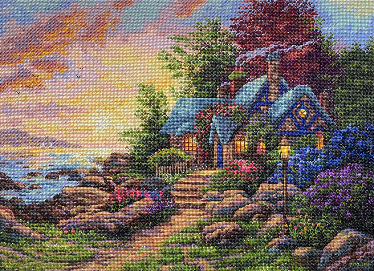 Shelter by the sea - Merejka K-165 - Cross stitch kit