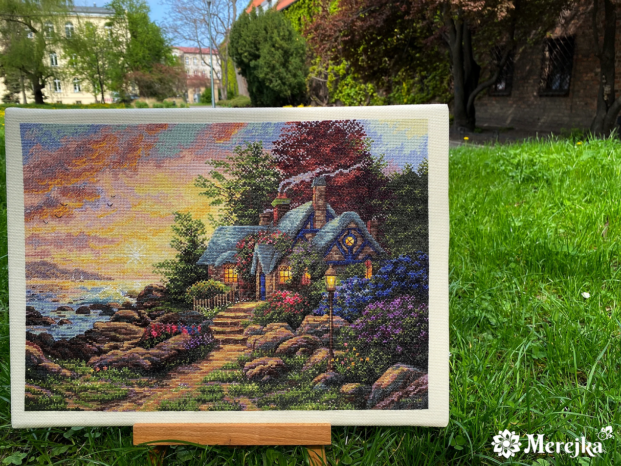 Shelter by the sea - Merejka K-165 - Cross stitch kit