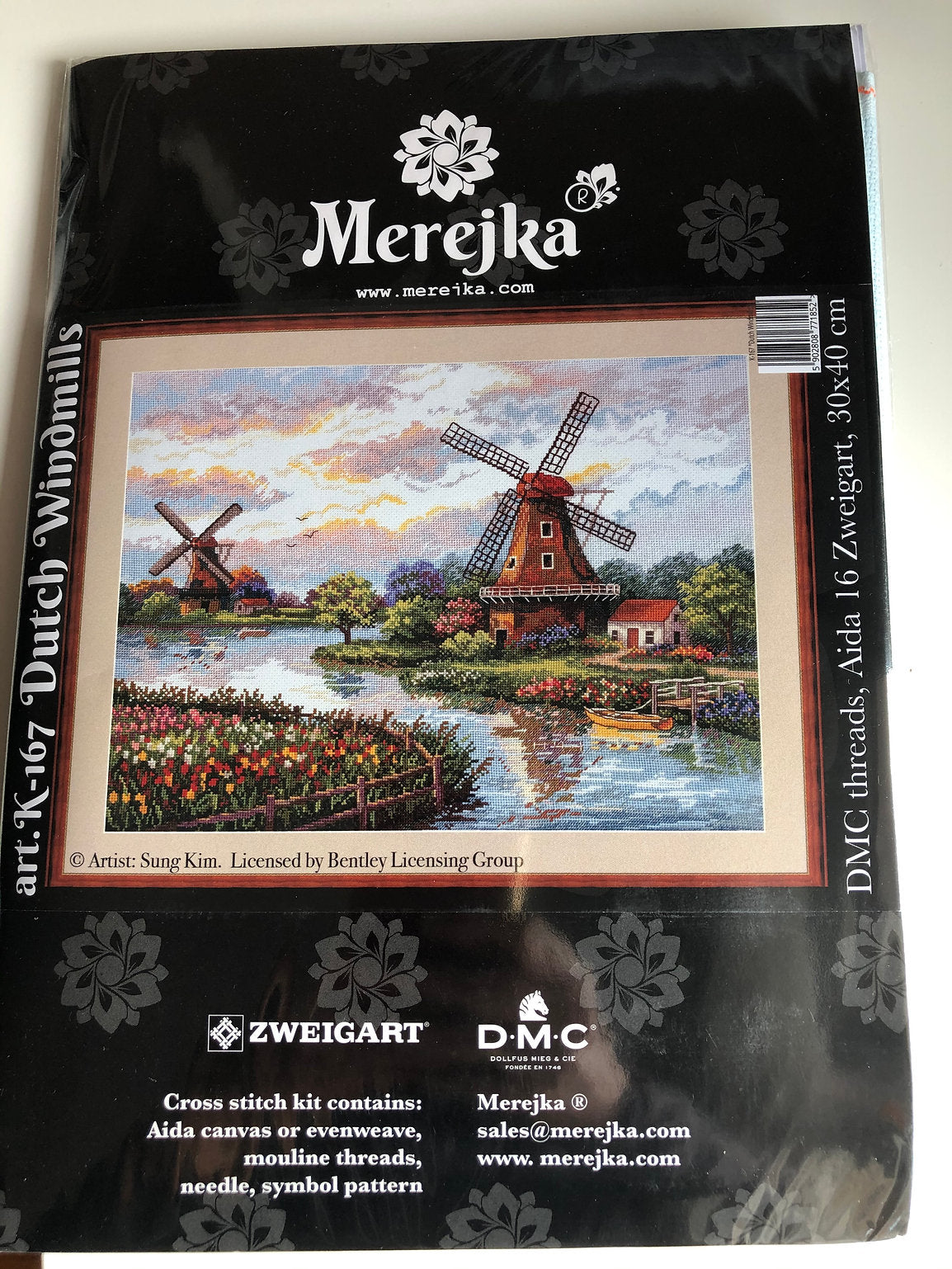 Cross Stitch Kit Merejka K-167 - The Windmills