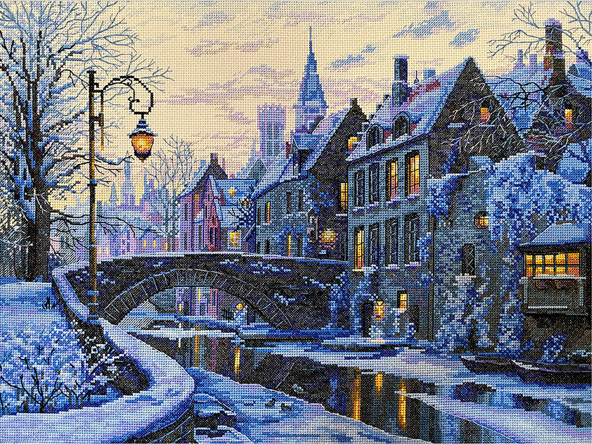 Cross Stitch Kit "Winter Night" by Merejka K-169