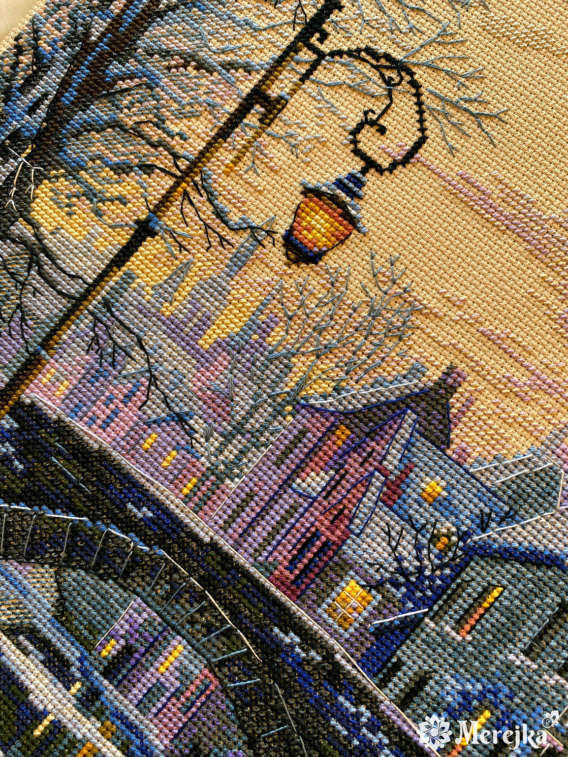 Cross Stitch Kit "Winter Night" by Merejka K-169