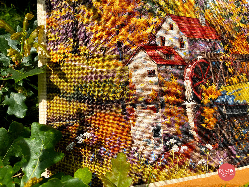 Cross Stitch Kit "Water Mill. Autumn" - K-171 by Merejka