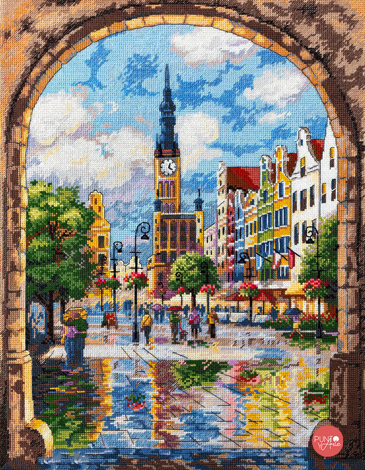 Cross Stitch Kit "Beautiful City" by Merejka K-173