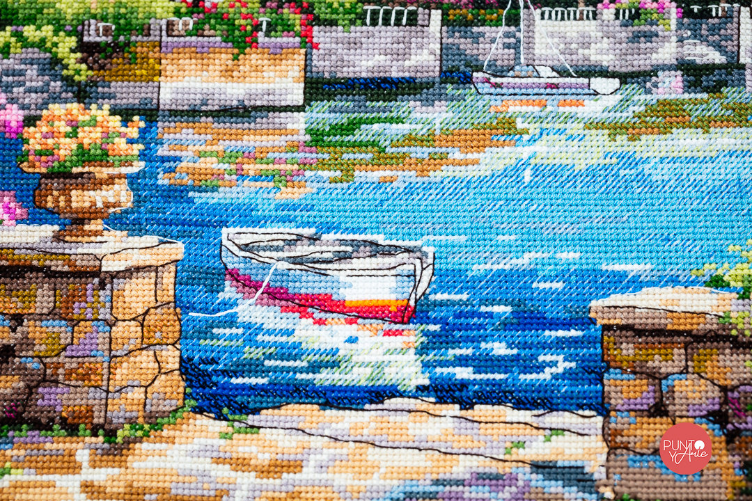 Cross Stitch Kit "Lake Como" by Merejka - K-175
