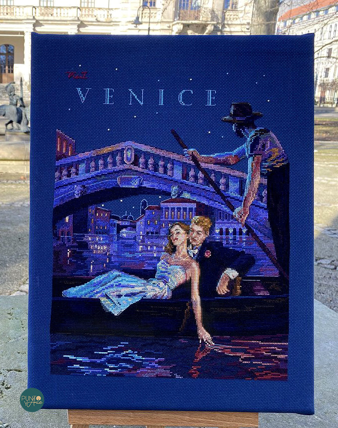 Cross Stitch Kit "Venice at Night" by Merejka K-181