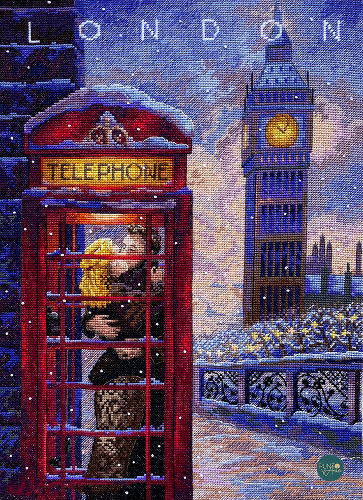 Cross stitch kit Visit London by Merejka - K-182