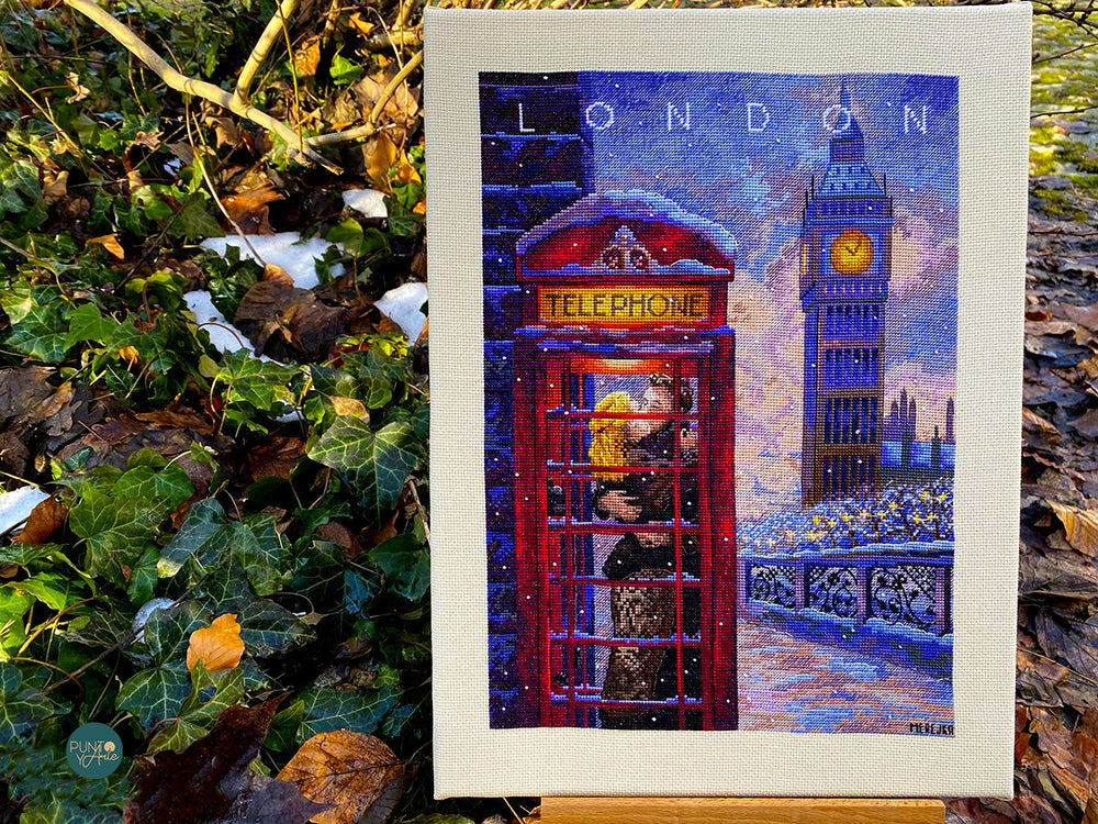 Cross stitch kit Visit London by Merejka - K-182