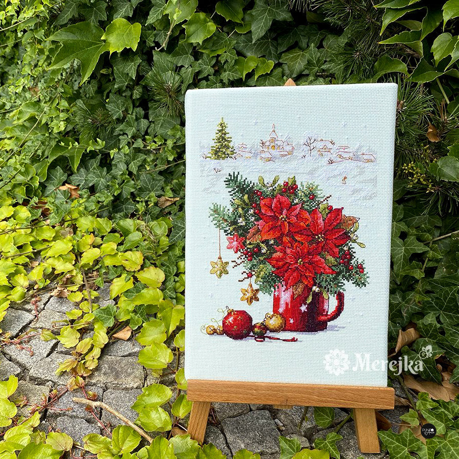 Kit de point de croix "Happy Holidays" par Merejka - K-194