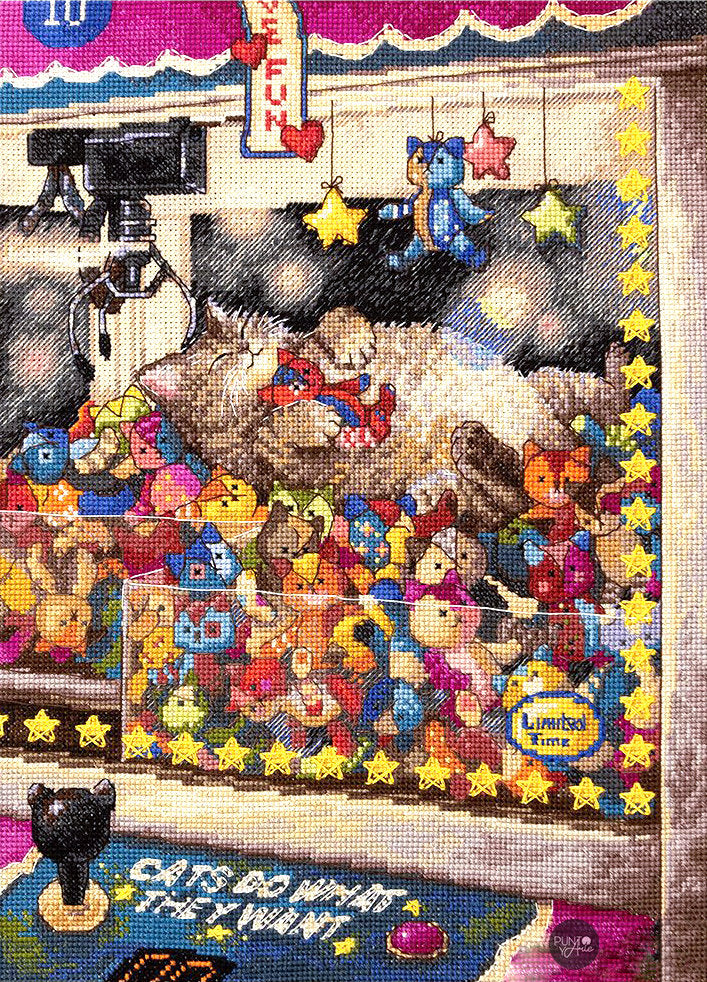 Cross stitch kit "Cats Do What They Want" - K-196 by Merejka