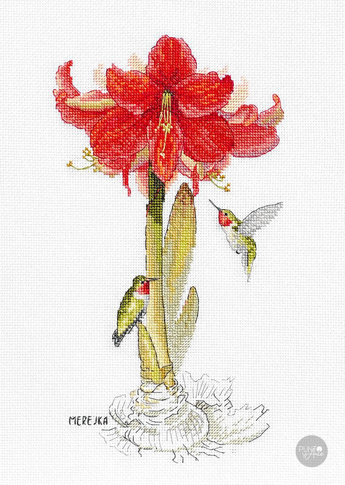Cross Stitch Kit "Amarilis" by Merejka K-202