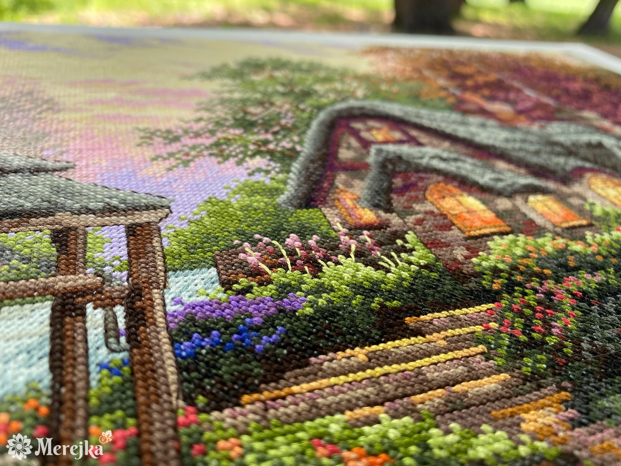 Cross Stitch Kit "The Wishing Cabin" - Merejka K-212