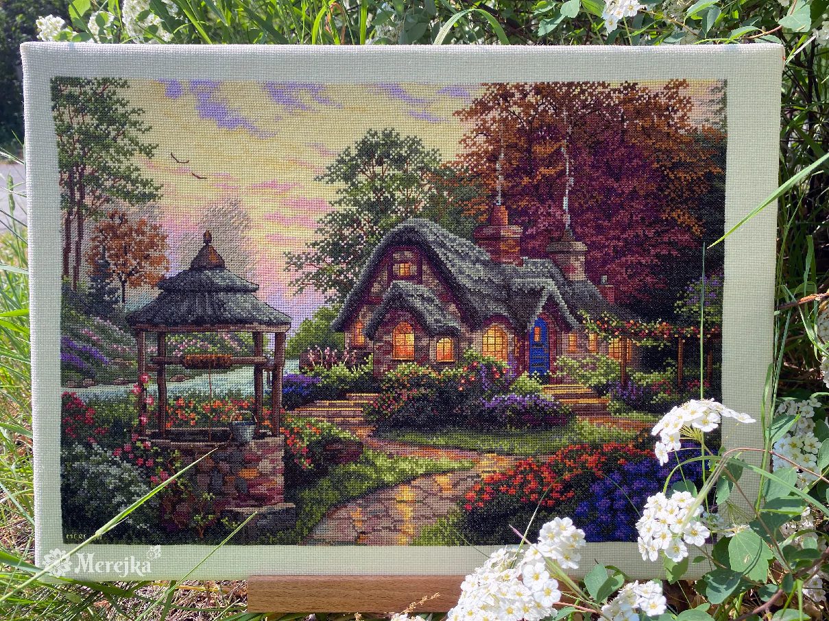 Cross Stitch Kit "The Wishing Cabin" - Merejka K-212