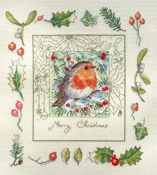 The Christmas Sparrow K-224 Merejka - Premium Cross Stitch Kit