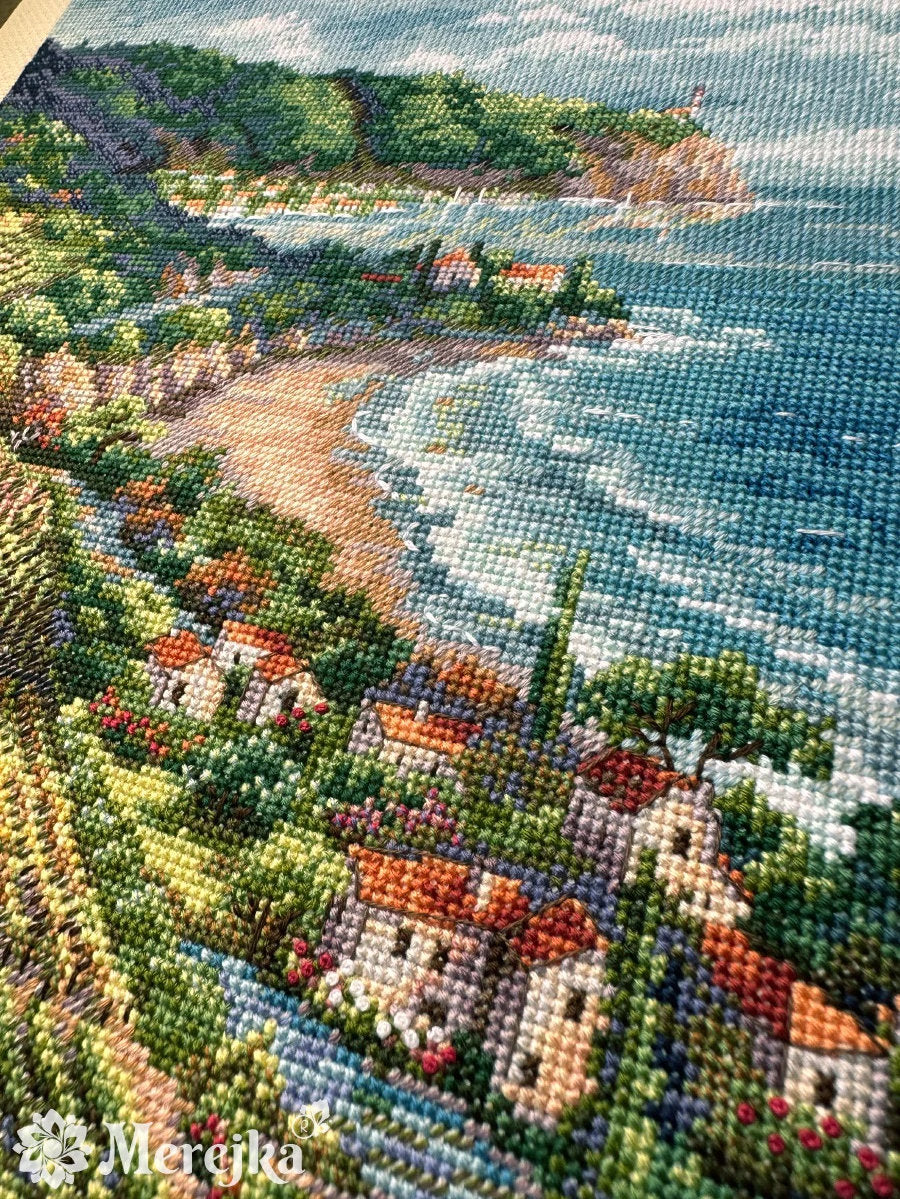 Cross Stitch Kit "Coastal View" - Merejka K-226