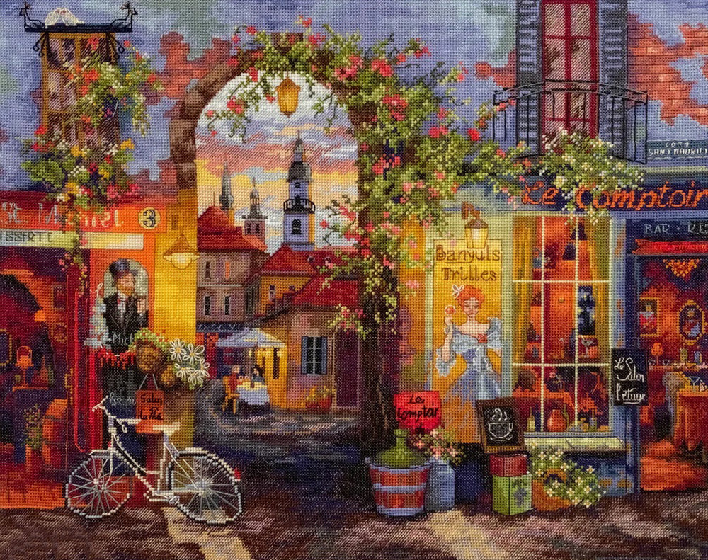 Cross Stitch Kit "French Coffee" - Merejka K-227