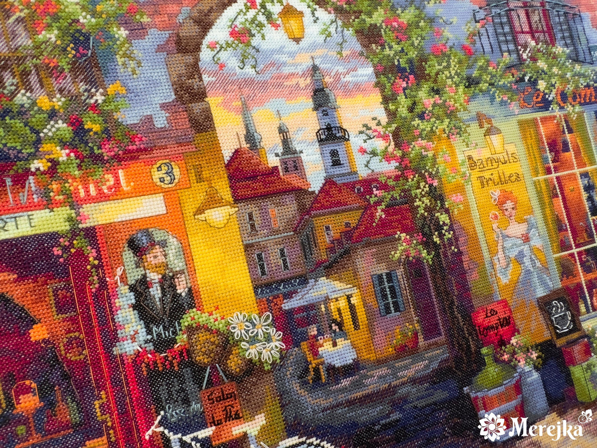 Cross Stitch Kit "French Coffee" - Merejka K-227