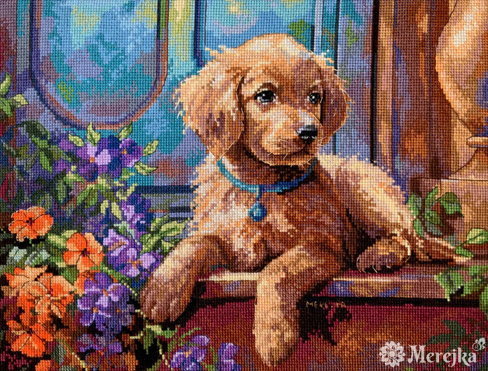 Cross Stitch Embroidery Kit Merejka K-235 - "Sunny Corner"