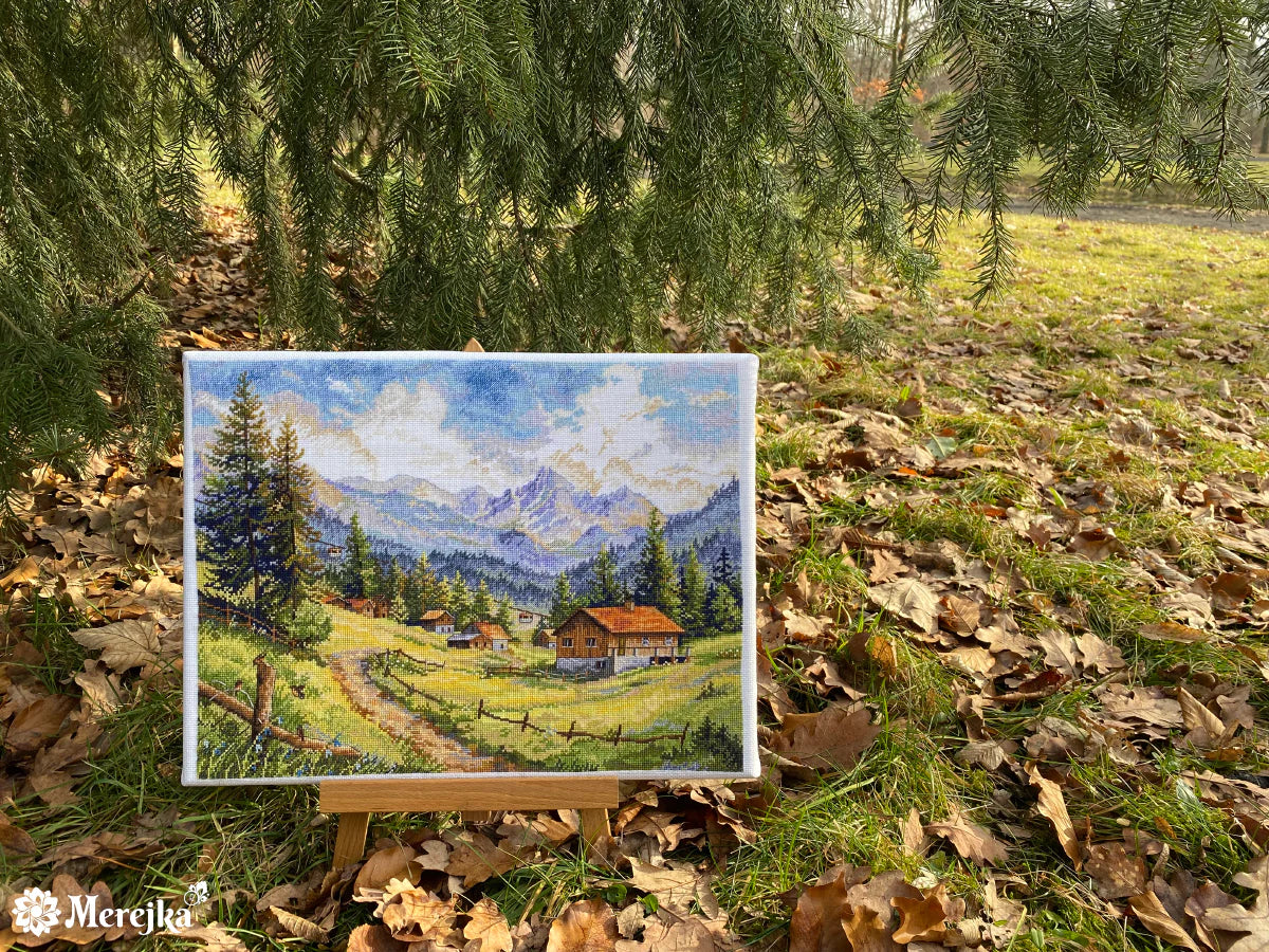 Cross stitch kit - Merejka K-244 - The Chamonix Valley