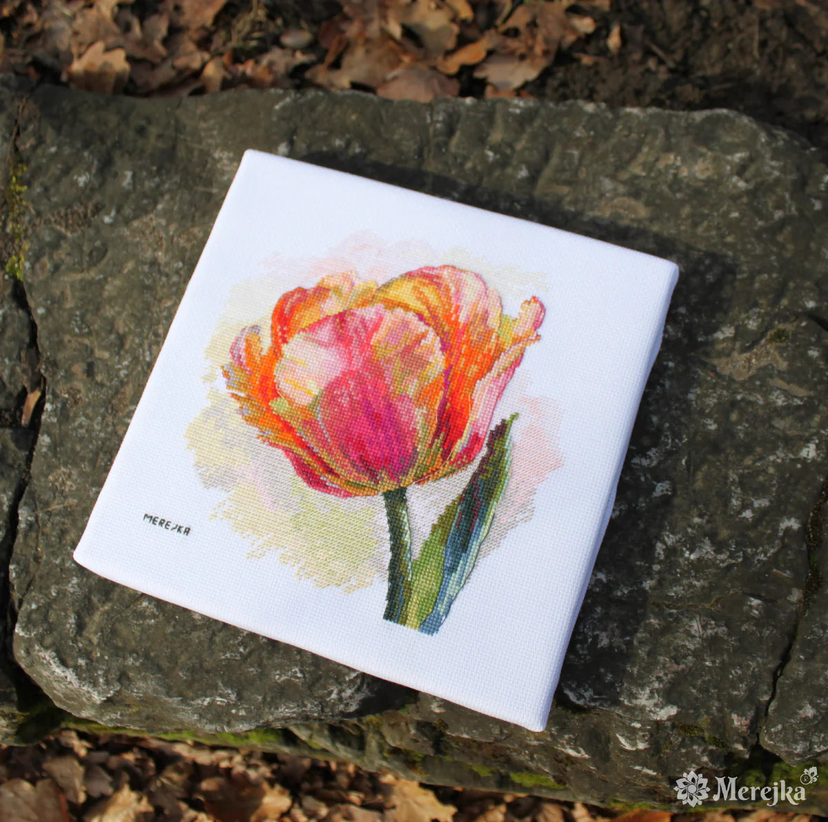Cross Stitch Kit "Tulip Papagayo" by Merejka - K-248