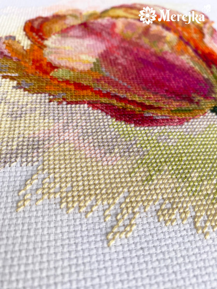 Cross Stitch Kit "Tulip Papagayo" by Merejka - K-248