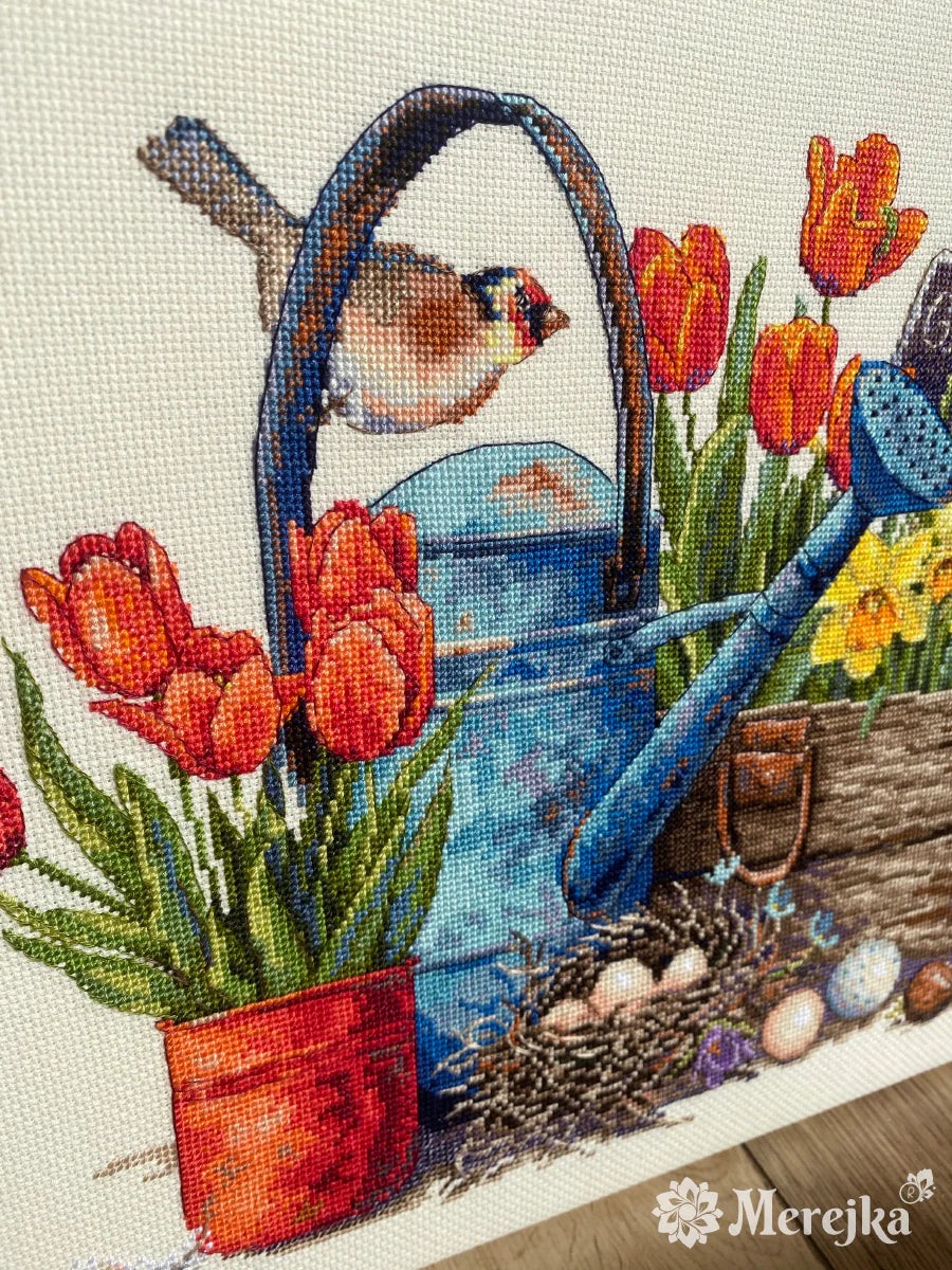 Merejka Cross Stitch Kit - Spring Garden - K-251