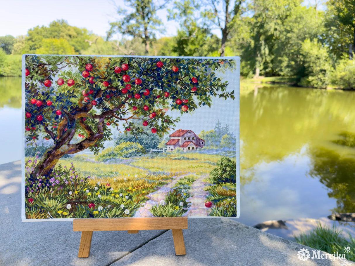 Kit de Punto de Cruz Merejka – The Old Apple Tree – K-255