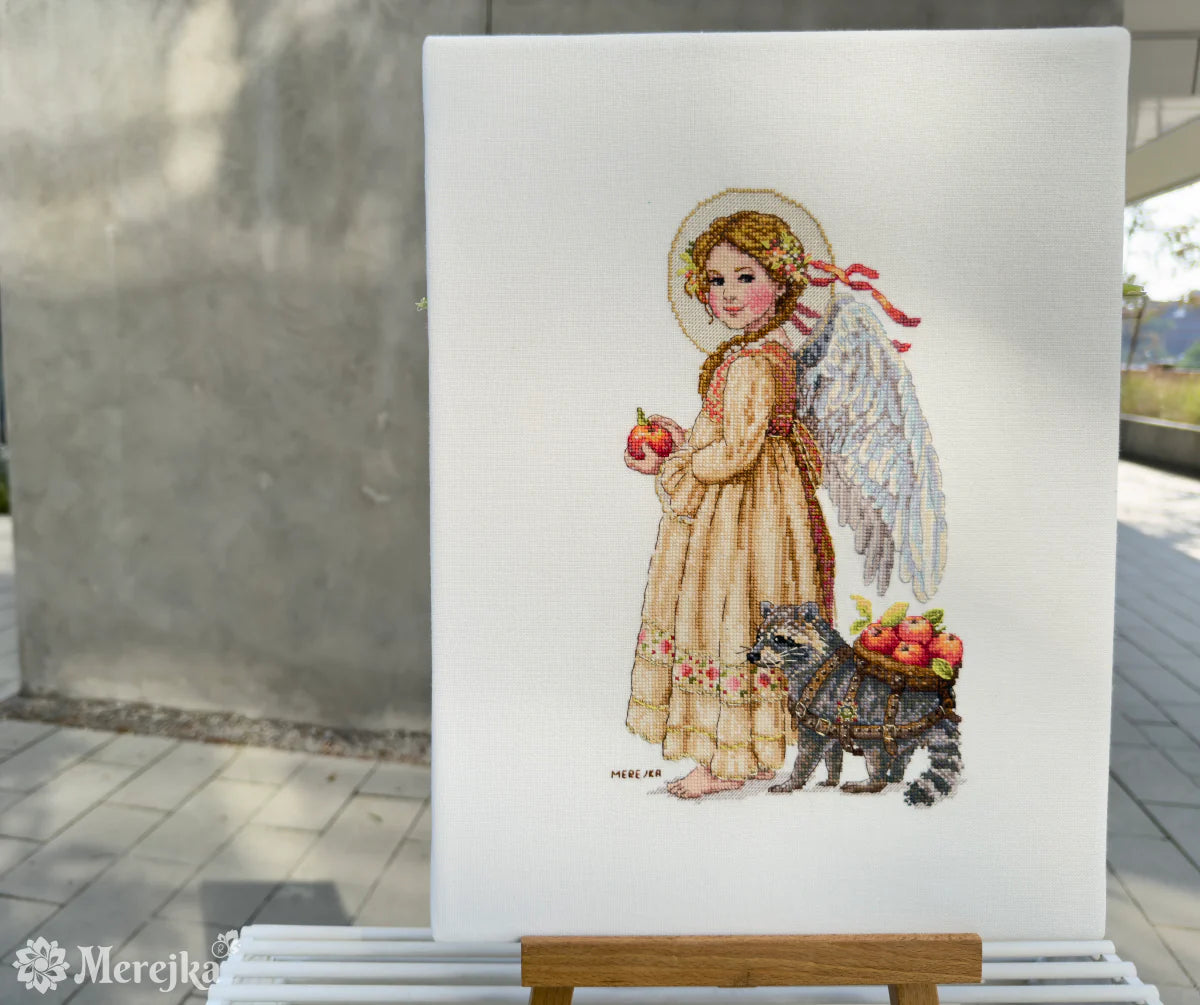 Kit de Punto de Cruz Merejka – It’s Apple Picking Time – K-259A