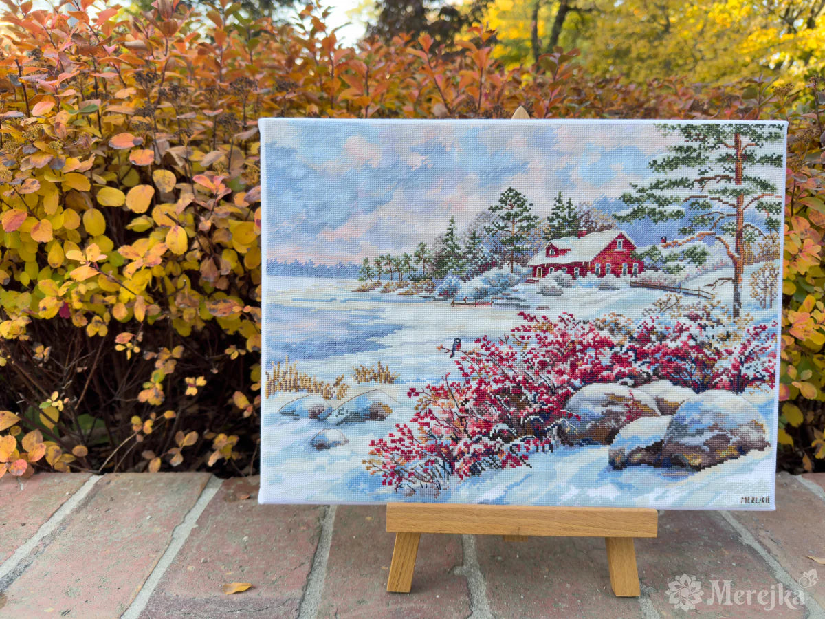 Kit de Punto de Cruz Merejka – The Lake House – K-261