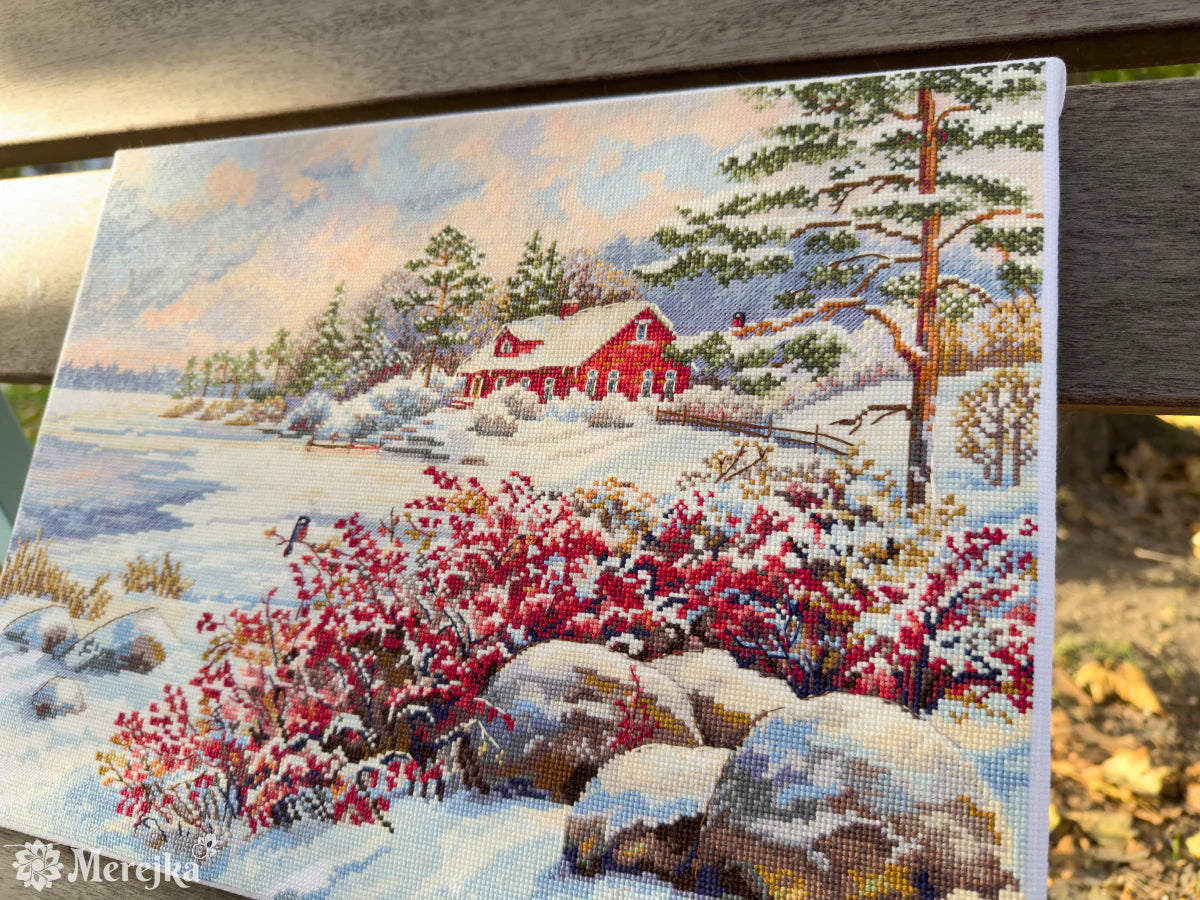 Kit de Punto de Cruz Merejka – The Lake House – K-261