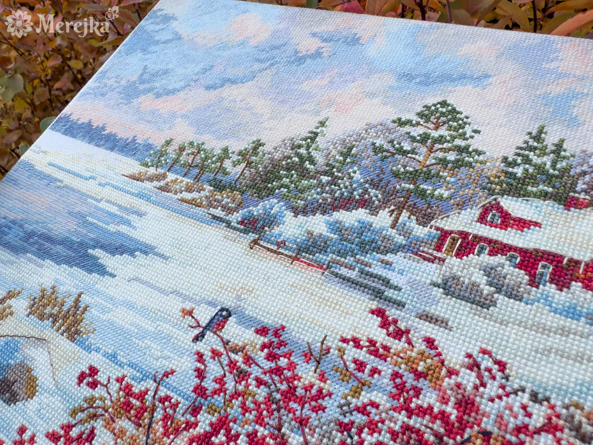 Kit de Punto de Cruz Merejka – The Lake House – K-261