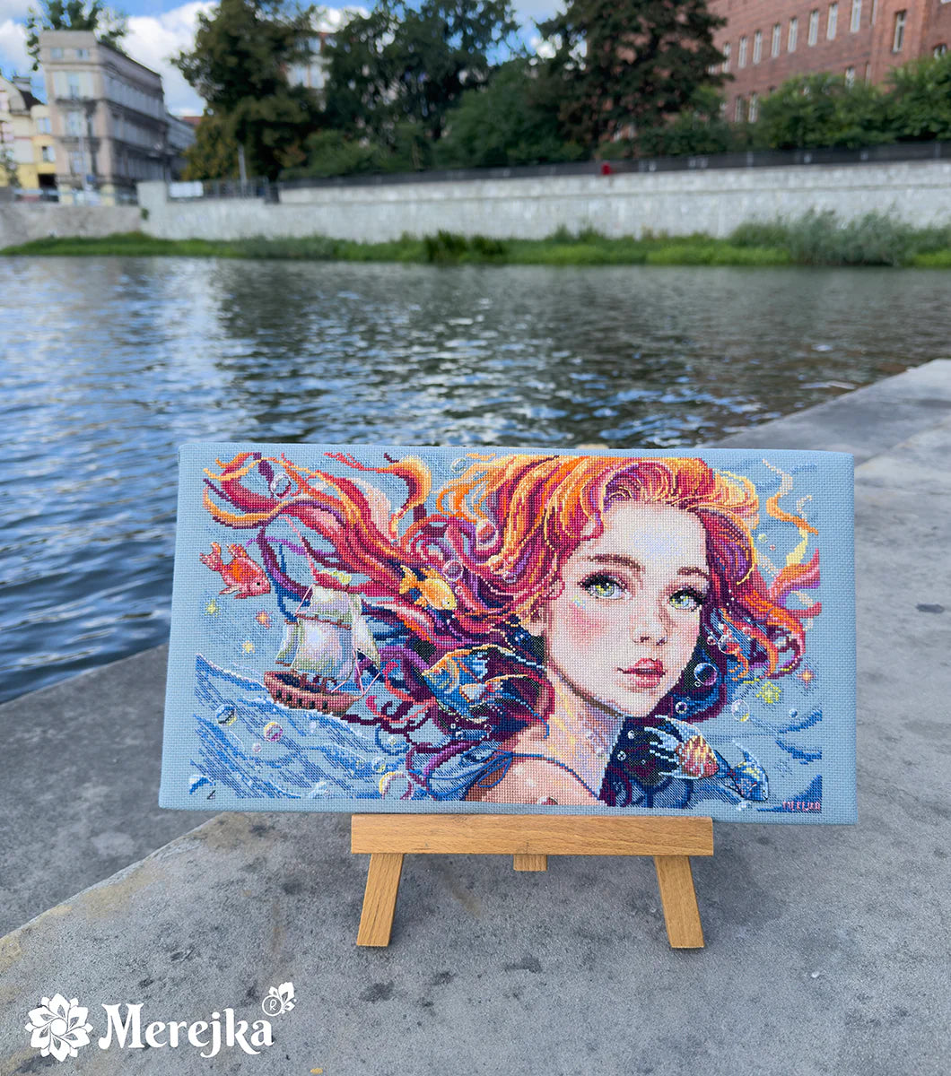 Kit de Punto de Cruz Merejka – Water K-275