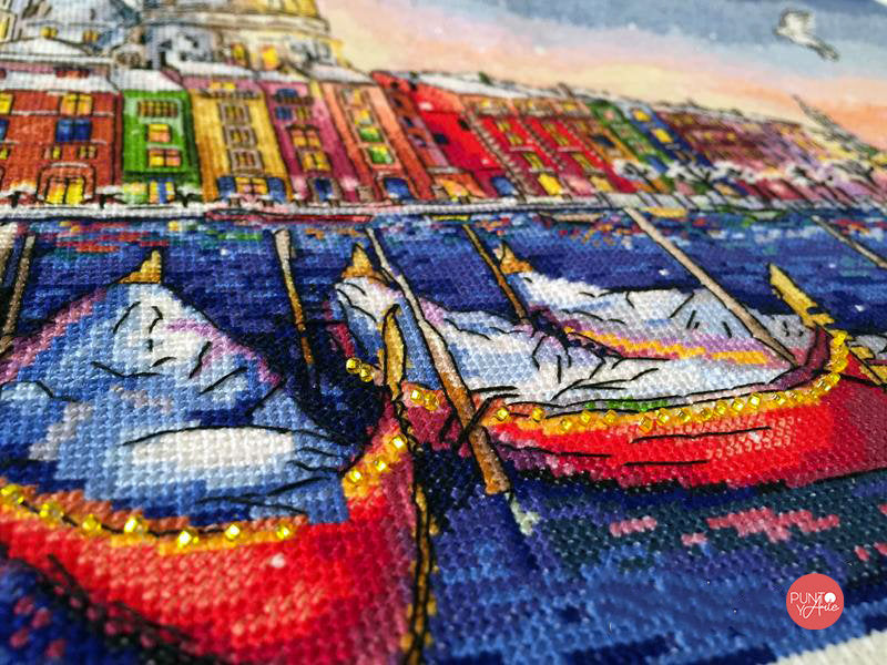 K-29 Holidays in Venice - Merejka - Cross stitch kit