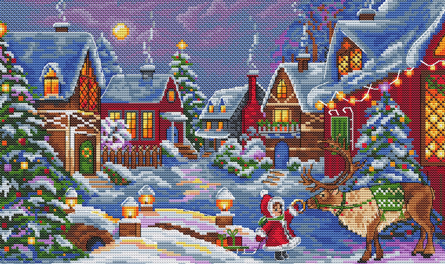 Cross Stitch Kit "Christmas Guest" - K-75 by Merejka
