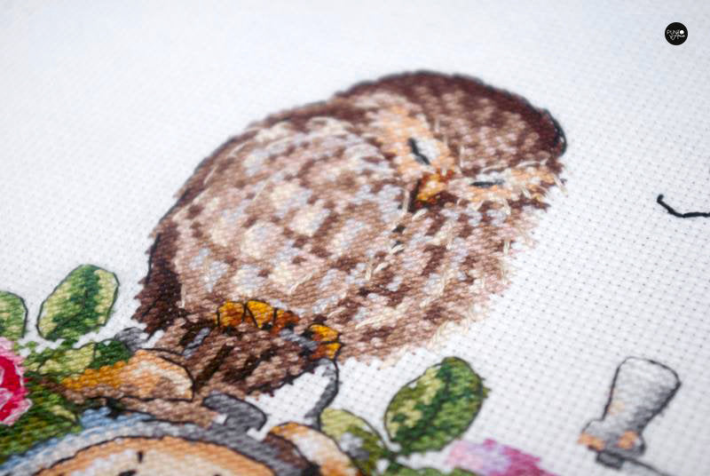 Cross Stitch Kit "Coffee Morning" by Merejka K-83
