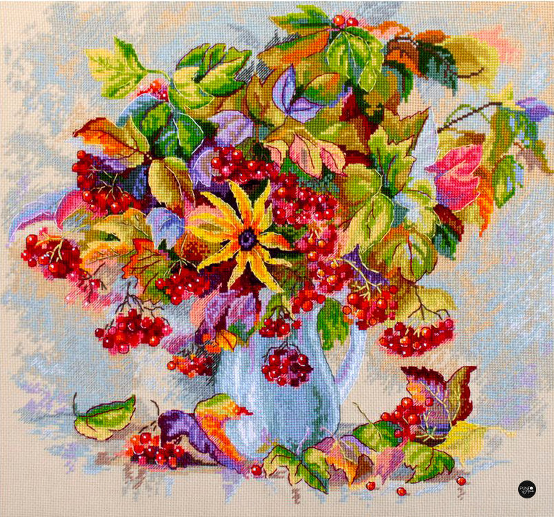 Autumn Star Cross Stitch Kit - K-84 by Merejka