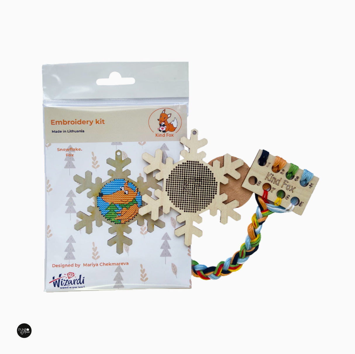 Snowflake. Fox - Wizardi - Cross stitch kit KF022/10-3