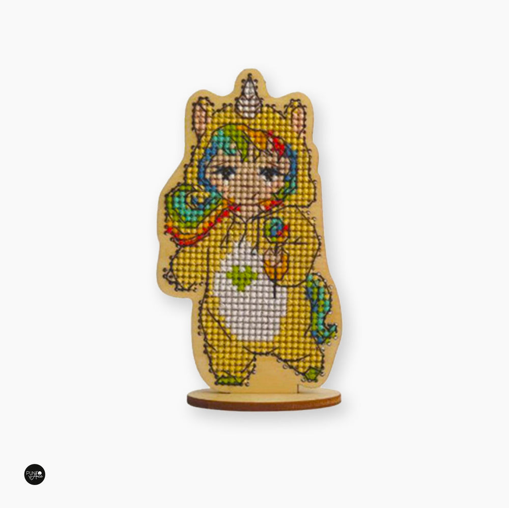 Baby Unicorn - Wizardi - Cross stitch kit KF022/122