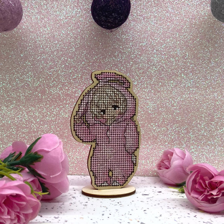 Baby Rabbit - Wizardi - Cross stitch kit KF022/123