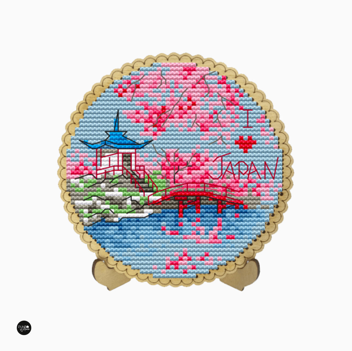 I Love Japan - Wizardi - Cross Stitch Kit KF022/32-3