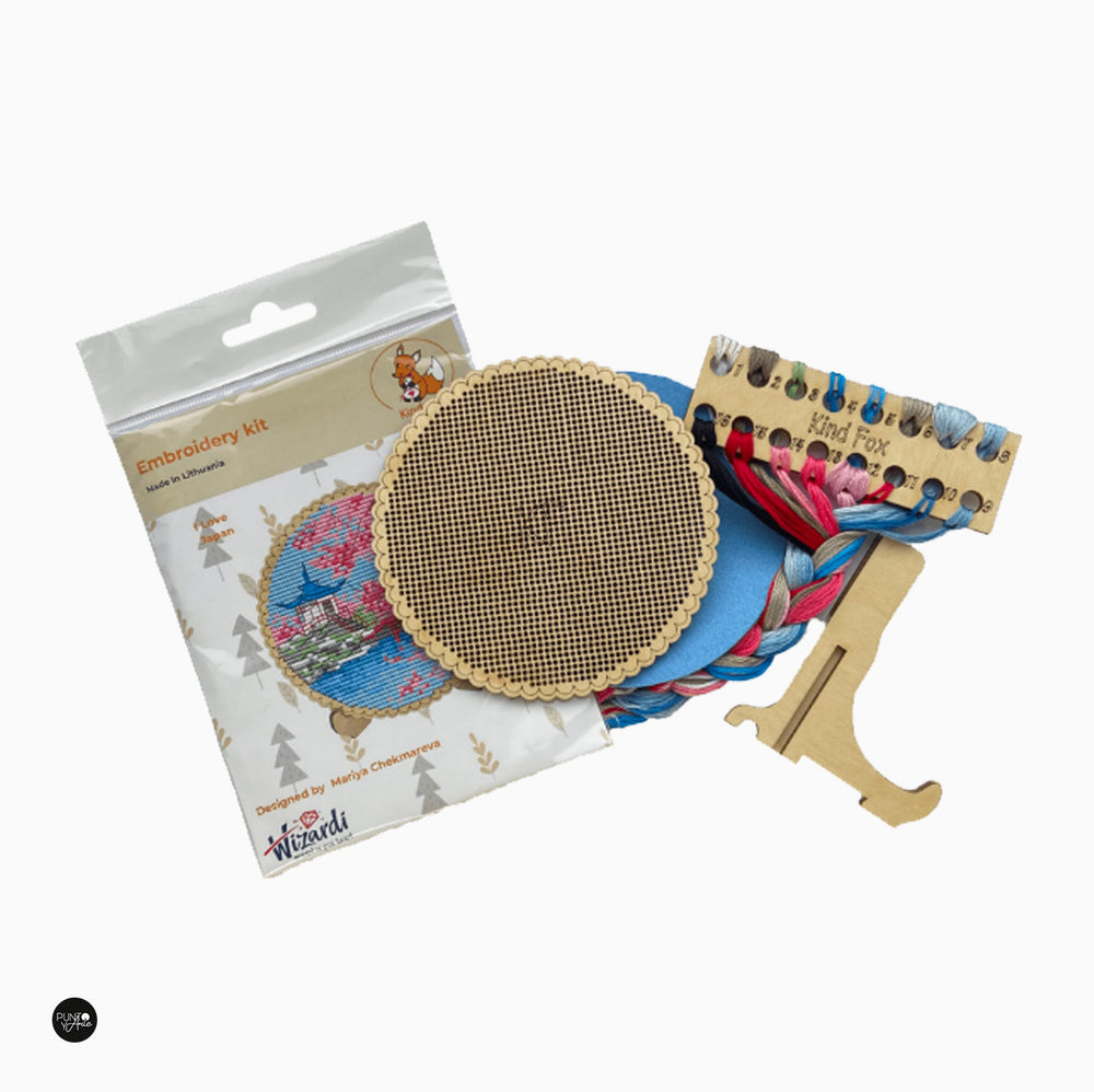 I Love Japan - Wizardi - Cross Stitch Kit KF022/32-3