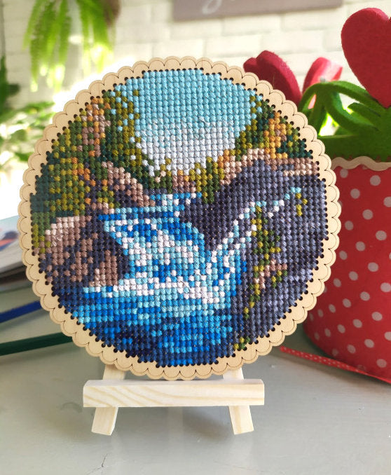 Cascade - Wizardi - Kit de point de croix KF022/32-5