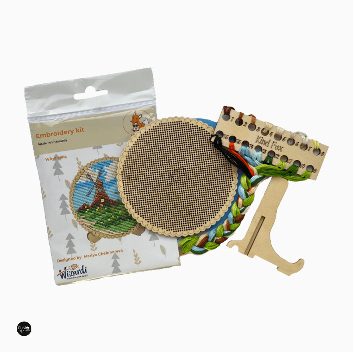 Windmills - Wizardi - Cross stitch kit KF022/32-6